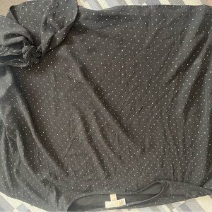 Michael Kors Black Dress Shirt with Sparkle Speckles